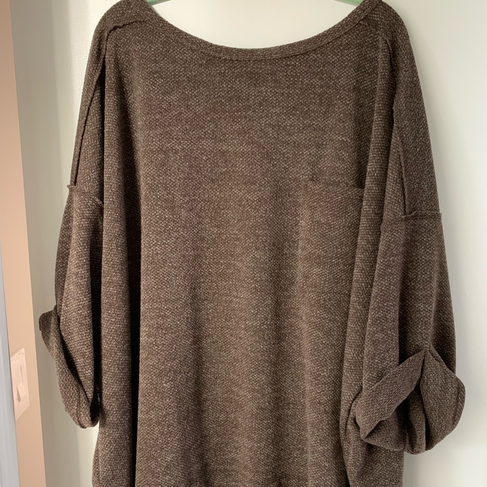 Chic soul brownish-grey sweater